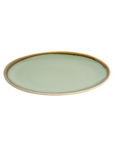 Assiettes plates rondes Olympia Kiln mousse 280mm - lot de 4 2