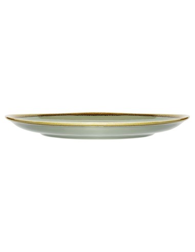 Assiettes plates rondes Olympia Kiln mousse 280mm - lot de 4