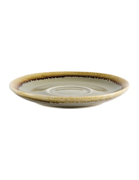 Soucoupe couleur mousse Olympia Kiln 140mm - lot de 6