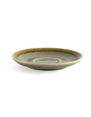 Soucoupe couleur mousse Olympia Kiln 115mm - Lot de 6