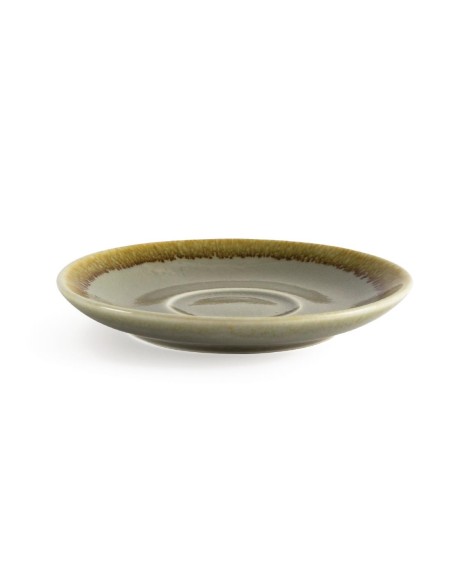 Soucoupe couleur mousse Olympia Kiln 115mm - Lot de 6