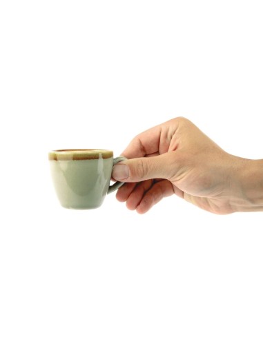 Tasses à espresso Olympia Kiln mousse 85ml - lot de 6