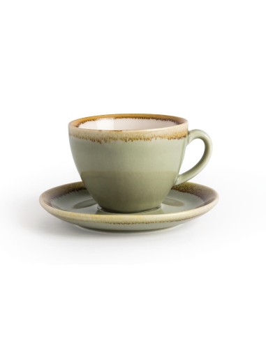 Tasse vert mousse Olympia Kiln 230ml - Lot de 6