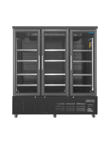 Vitrine réfrigérée négative Polar 1156L - Triple porte