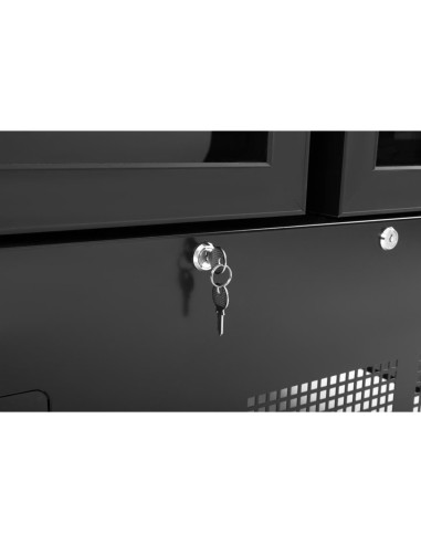 Vitrine réfrigérée négative double porte Polar 744L