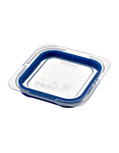 Couvercle bleu ABS sans BPA Araven GN1/6