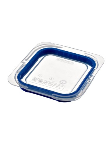 Couvercle bleu ABS sans BPA Araven GN1/6