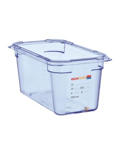Boîte hermétique bleue en ABS GN1/4 - Araven