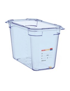 Boîte hermétique bleue Araven GN1/3 - Sans BPA