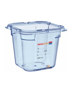 Boîte hermétique bleue Araven GN1/6 sans BPA