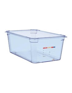 Boîte hermétique bleue ABS sans BPA Araven GN1/1 200mm