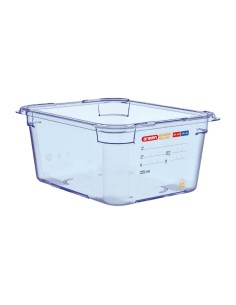 Boîte hermétique bleue en ABS sans BPA Araven GN1/2 150mm