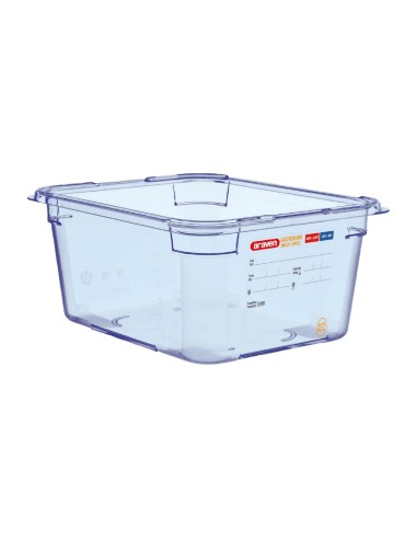 Boîte hermétique bleue en ABS sans BPA Araven GN1/2 150mm