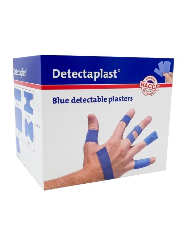 Boîte de pansements élastiques Detectaplast - 100 pièces