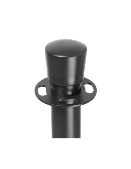 Poteaux d'accueil Bolero noirs - lot de 2