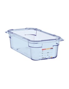 Boîte hermétique bleue Araven GN1/4 100mm - Sans BPA