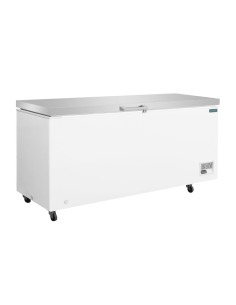 Congélateur coffre Polar 581L - 581 L, inox, silencieux