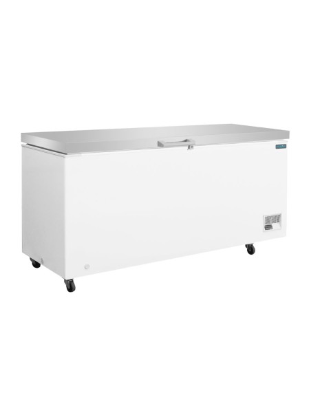 Congélateur coffre Polar 581L - 581 L, inox, silencieux