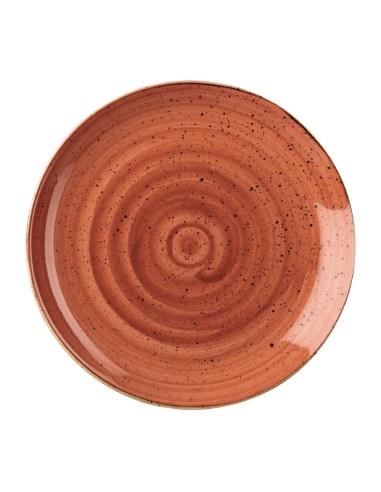 Assiettes Churchill Stonecast Orange 288mm - lot de 12