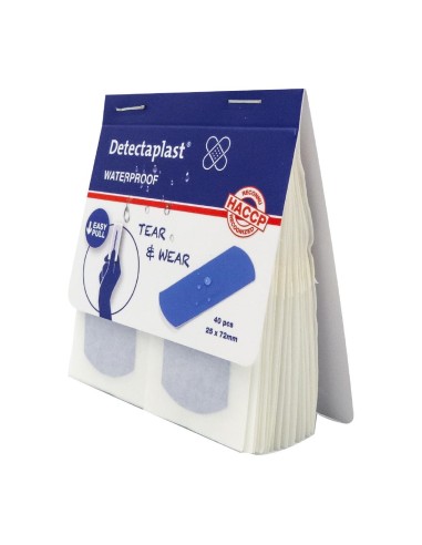 Pansements imperméables Detectaplast 25x72mm - lot de 100