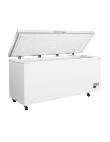 Congélateur coffre Polar 581L - 581 L, inox, silencieux