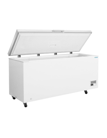 Congélateur coffre Polar 581L - 581 L, inox, silencieux