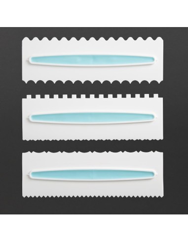 Peignes à glaçage Vogue - lot de 3 - 6 motifs