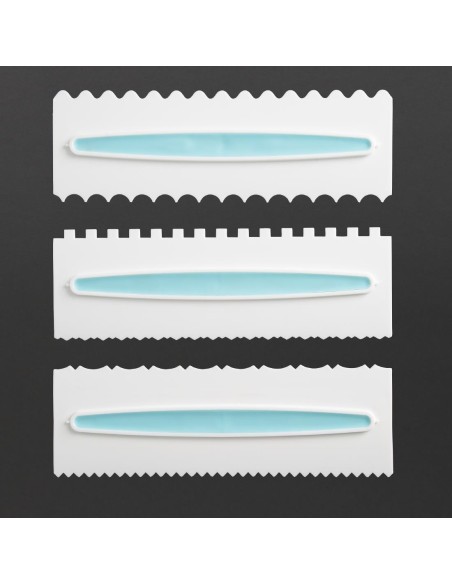 Peignes à glaçage Vogue - lot de 3 - 6 motifs