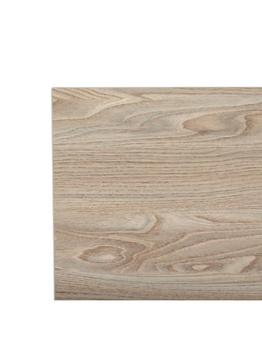 Plateau carré Bolero 700 mm effet bois clair - 48 mm