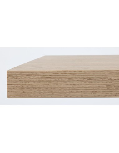 Plateau carré Bolero 700 mm effet bois clair - 48 mm