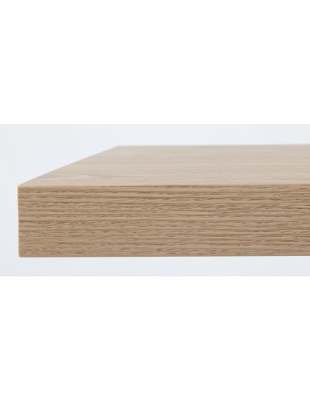 Plateau carré Bolero 700 mm effet bois clair - 48 mm