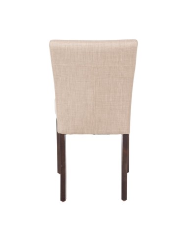 Chaise contemporaine Bolero en toile de jute - lot de 2