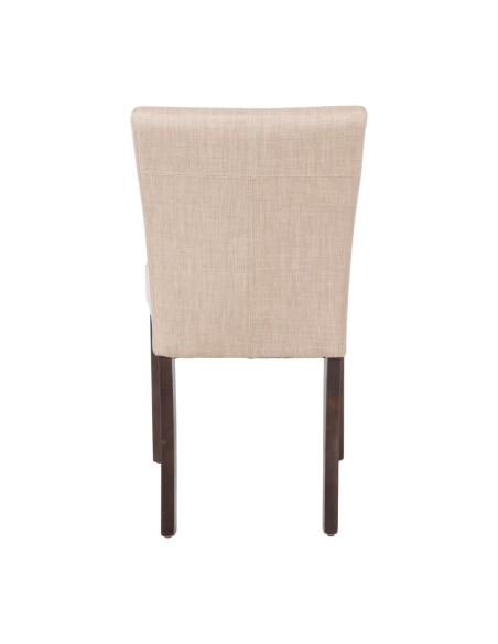 Chaise contemporaine Bolero en toile de jute - lot de 2