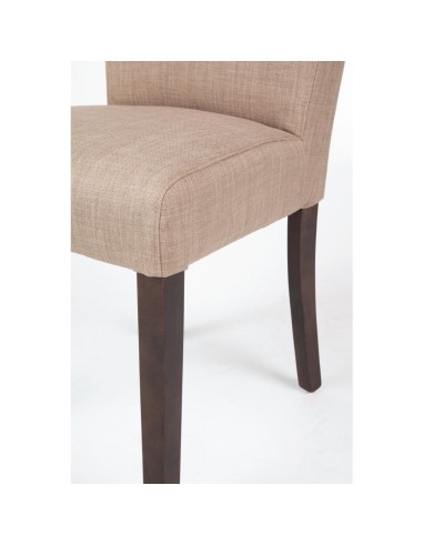 Chaise contemporaine Bolero en toile de jute - lot de 2