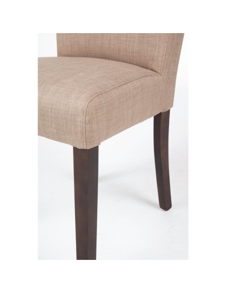 Chaise contemporaine Bolero en toile de jute - lot de 2