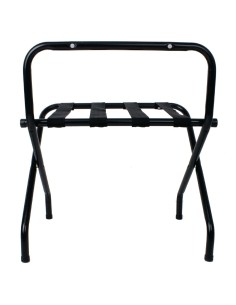 Support à bagages pliant noir Bolero - 30 kg