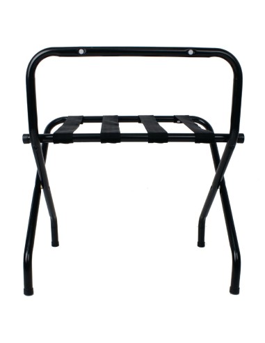 Support à bagages pliant noir Bolero - 30 kg