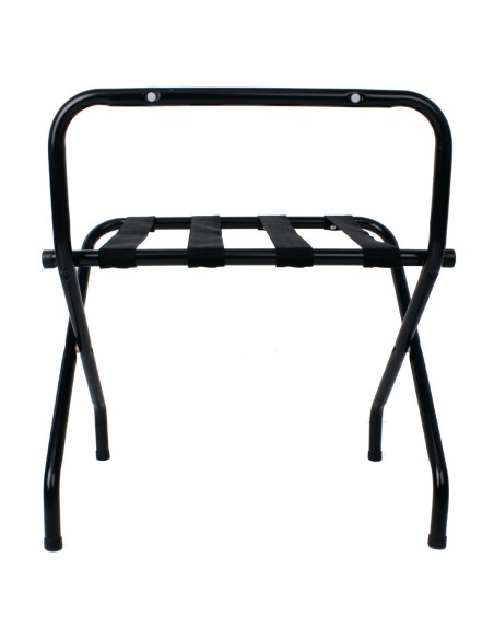 Support à bagages pliant noir Bolero - 30 kg