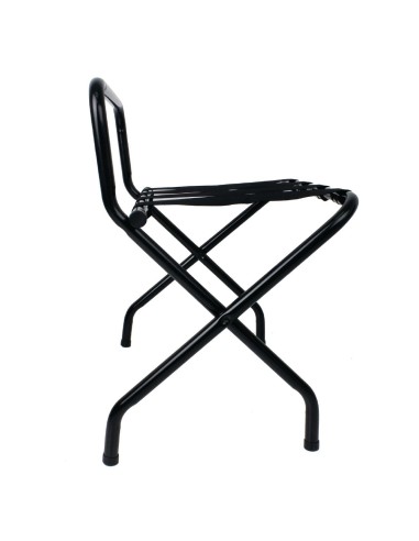 Support à bagages pliant noir Bolero - 30 kg