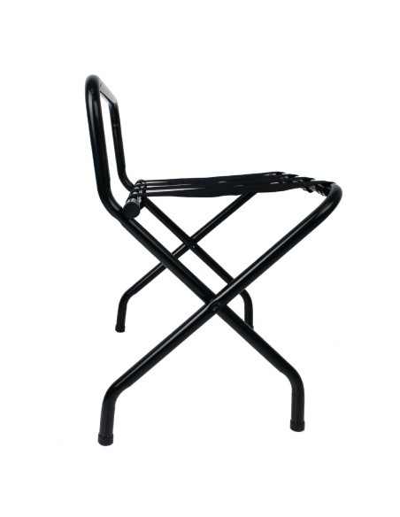 Support à bagages pliant noir Bolero - 30 kg