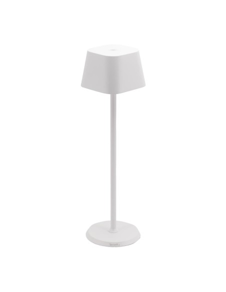 Lampe de table LED sans fil GEORGINA blanche - Securit