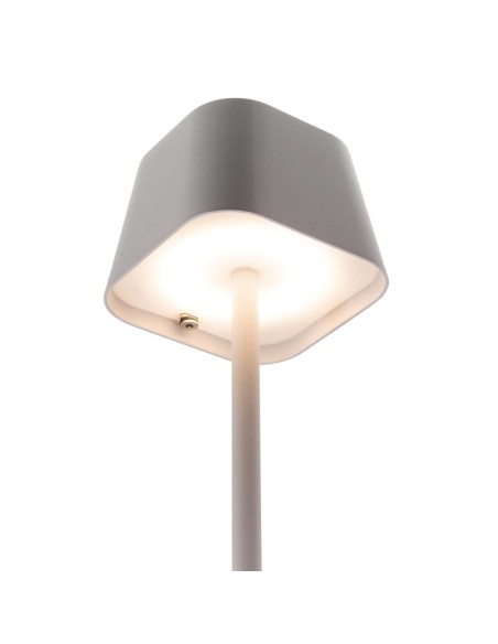 Lampe de table LED sans fil GEORGINA blanche - Securit