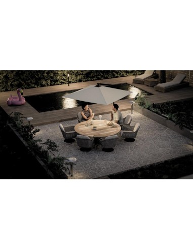 Lampe de table LED sans fil GEORGINA blanche - Securit