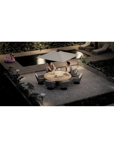 Lampe de table LED sans fil GEORGINA blanche - Securit