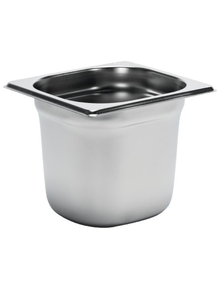 Bac inox GN1/6 Gastro M 150mm - 3,2 L - Inox AISI 304