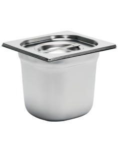 Bac inox GN1/6 Gastro M 150mm - 3,2 L - Inox AISI 304 2