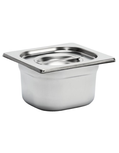 Bac inox GN1/6 Gastro M 100mm - 2,1 L
