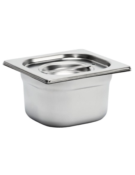 Bac inox GN1/6 Gastro M 100mm - 2,1 L