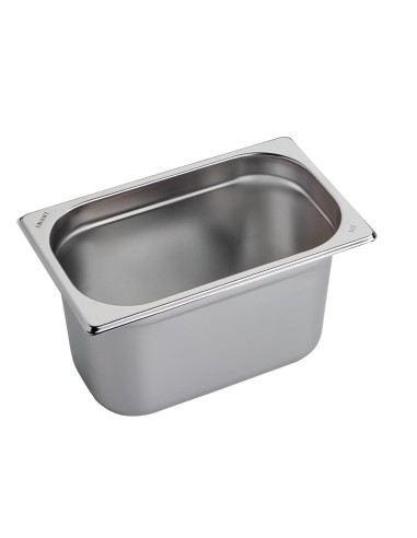 Bac inox GN1/4 Gastro M 150mm - 4,85 L