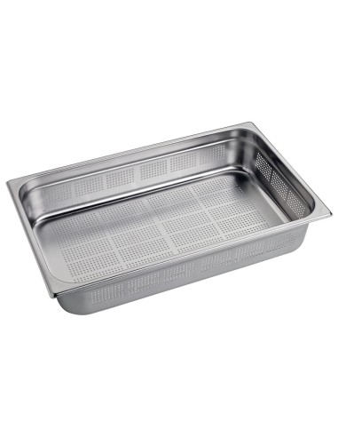 Bac inox perforé GN1/1 Gastro M 100mm - 14,2 L